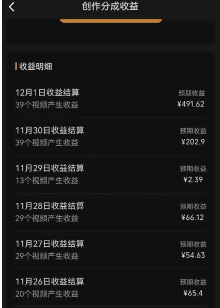 最新撸视频号作创者益收课程,测通了视频号分成计划,一天百来块