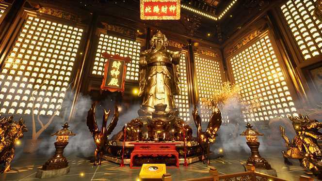 VR全景模式五路财神无人直播玩法,抖音目前最火玩法独家制作【吸金又吸睛】