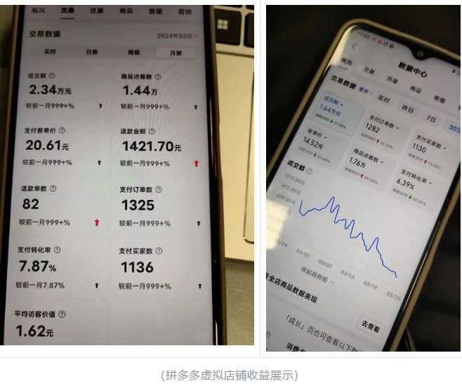 最新拼多多虚拟电商项目,自动化无人成交,单店月入3000,适合批量放大