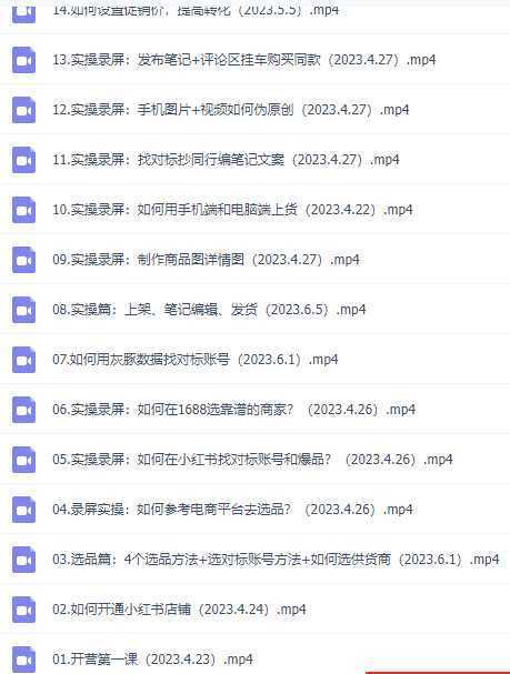 小红书无货源陪跑营：从0-1从开店到爆单 单店30万销售额