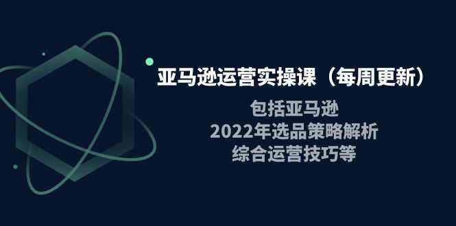 亚马逊运营实操课，包括亚马逊2022选品策略解析，综合运营技巧等