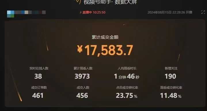 最新视频号技术流带货，只需无脑读话术直播，小白单场直播纯收益也能轻…