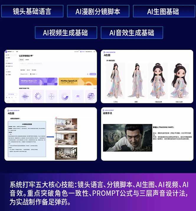 AI漫剧硬核课：巨日禄+豆包+即梦+可灵+Vidu+剪映：一套课玩转国产工具，低成本产出爆款漫剧