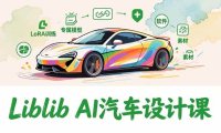 2025Liblib AI汽车设计课，文生图入门、LoRA训练、专属模型，快速上手【实战+解说+软件+素材】