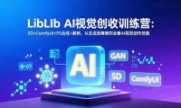 LibLIb AI视觉创收训练营：SD+ComfyUI+PS合成+案例，从生成到精修的全套AI视觉创作技能