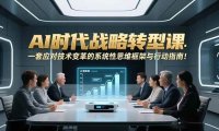 AI时代战略转型课：一套应对技术变革的系统性思维框架与行动指南！