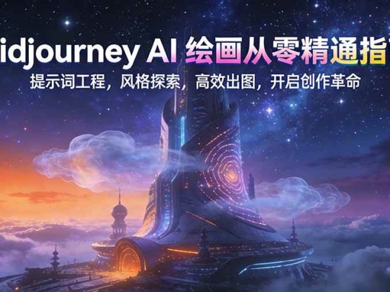 Midjourney AI绘画从零精通指南：提示词工程，风格探索，高效出图，开启创作革命
