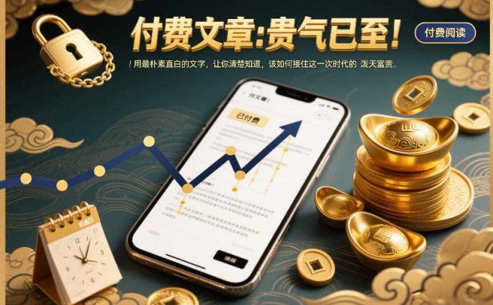 付费文章：贵气已至！用最朴素直白的文字，让你清楚知道，该如何接住这一次时代的泼天富贵