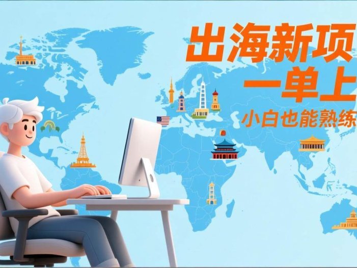 出海新项目，一单上千，小白也能熟练操作