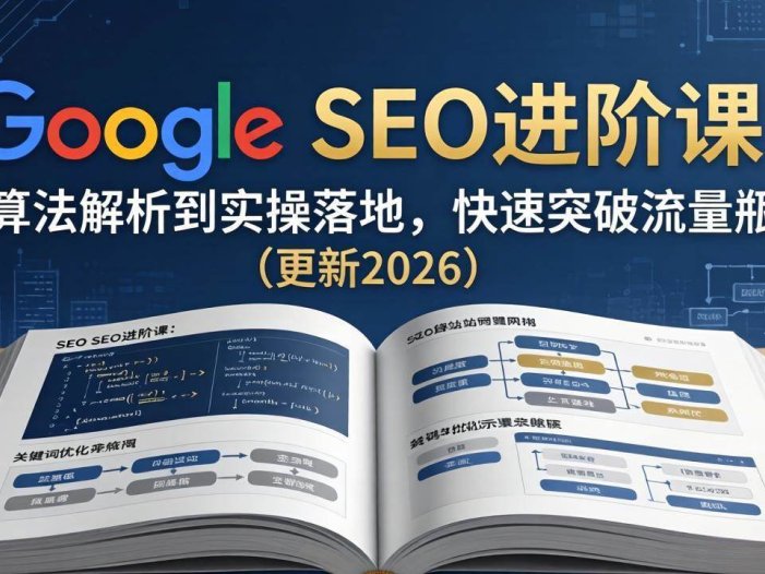 Google SEO进阶课：从算法解析到实操落地，快速突破流量瓶颈